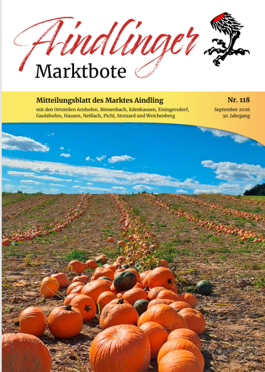 Aindlinger Marktbote September 2026 Bild